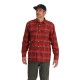 Camisa Simms ColdWeather Shirt Cutty Red Asym Ombre Plaid